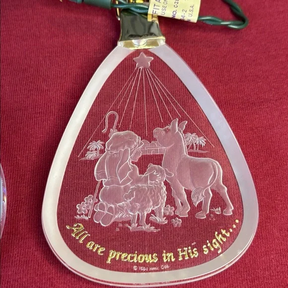 Hallmark Vintage Christmas Set of 5 Lighted Ornaments - Picture 7 of 13